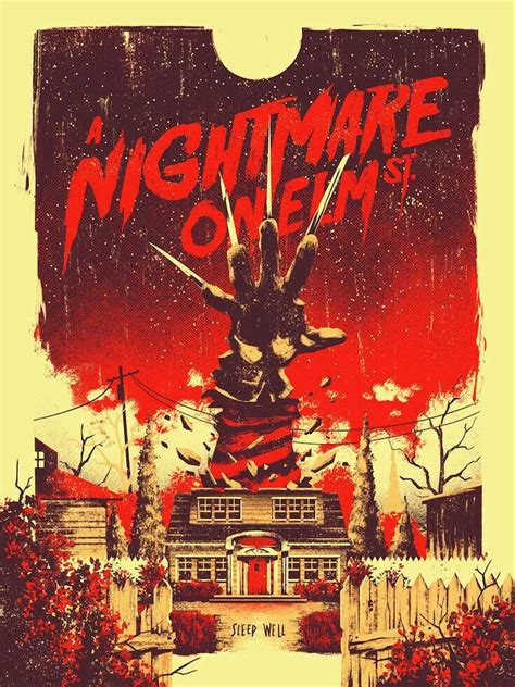 A Nightmare On Elm Street Horror Posters Horror Movie Art Retro Horror