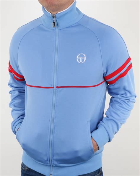 Sergio Tacchini Star Track Top Sky Blueredtracksuitjacketmens