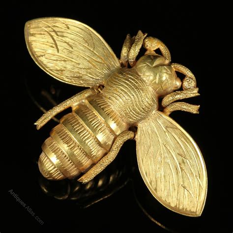 Antiques Atlas Antique Victorian Large Gold Bumble Bee Brooch
