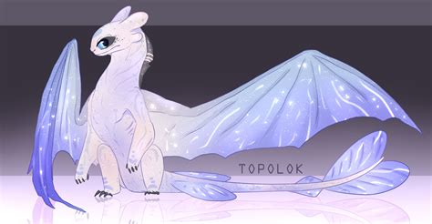 Light Fury Adoptable Closed By Topolok On Deviantart