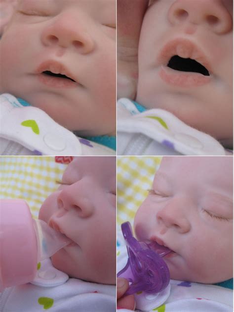 Open Mouth Reborn Baby Girl Takes A Full Pacifierreborn Baby Girl