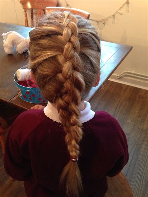 The 90s throwback of the year. 4 piece French plait | Hair styles, French plait, Girl ...