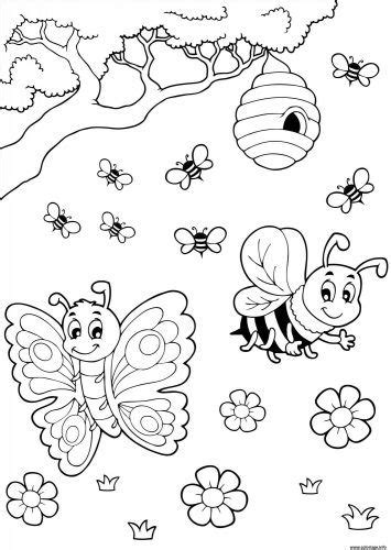 Coloriage Abeille Artofit