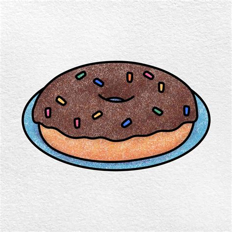 How To Draw A Donut Helloartsy