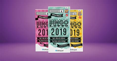 Spela bingolotto, bingo online och skraplotter på nätet. Här kan du rätta din BingoLott | BingoLotto