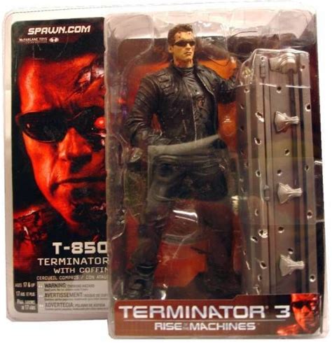 Terminator 3 T 850 With Coffin Mcfarlane Toys Mint On Card