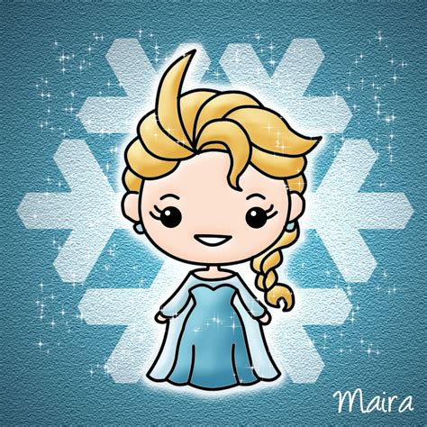 Elsa Frozen Chibi By Mairaartwork On Deviantart