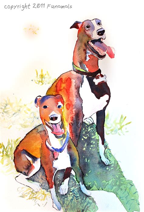 They are printed on premium canvas, giclee paper, or poster. Funamals: CUSTOM Pet Portraits