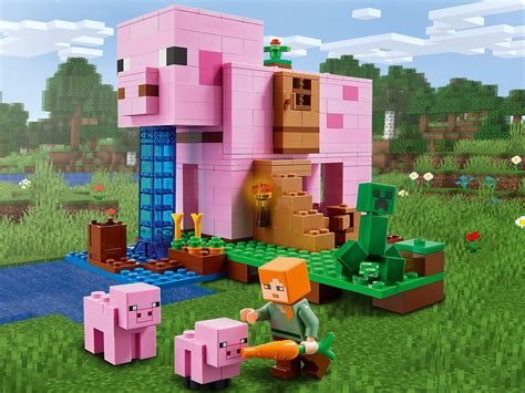 Lego 21170 The Pig House Minecraft Brickbuilder Australia Lego Shop