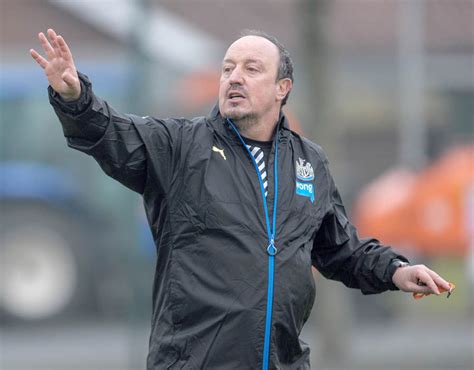 Rafa Benitez Takes His First Newcastle Training Session Pictures