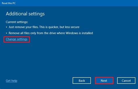 How To Reset Your Pc Removing Everything On Windows 10 Pureinfotech