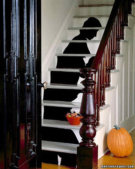 Staircase Silhouette Halloween Decorations Martha Stewart