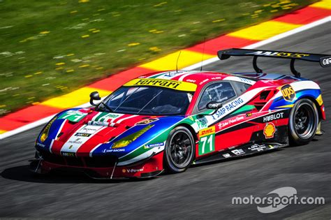 71 Af Corse Ferrari 488 Gte Davide Rigon Sam Bird At Spa Francorchamps