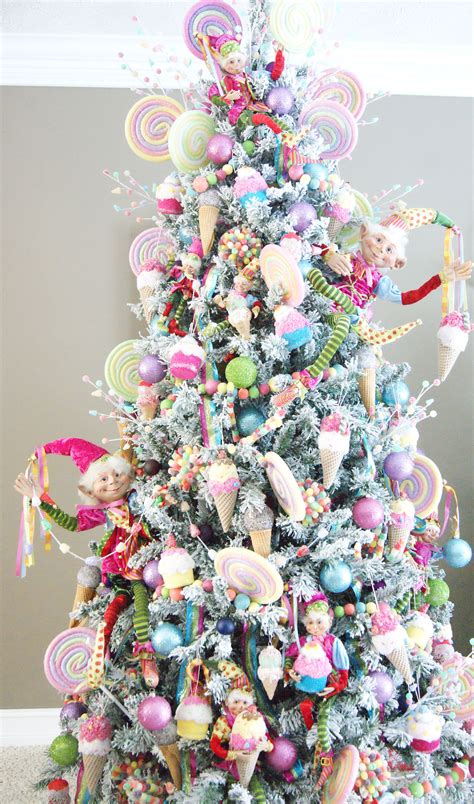 Candy Wonderland Tree Candytree Christmastree Candy Elves Lollipop