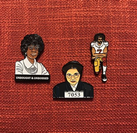 Complete Be Bold Series Pin Set Rosa Shirley And Colin Radical