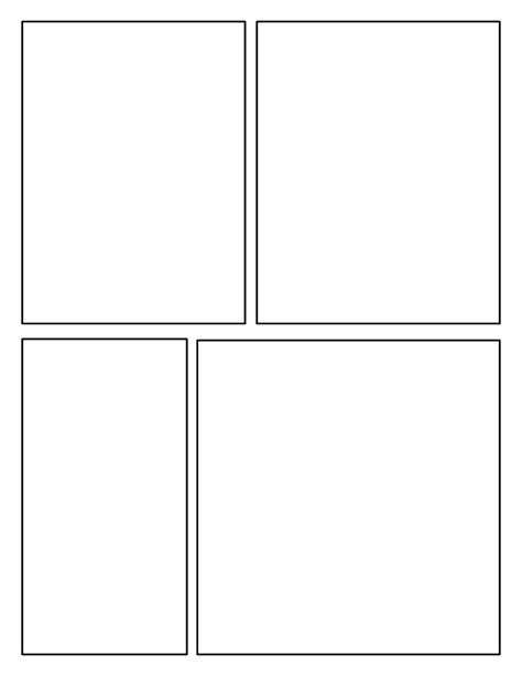 9 Comic Book Template Png Template Monster