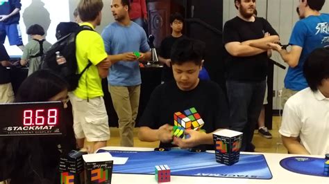Max Park 3x3 Rubiks Cube Solve 925 Sec Socal Supercomp 2015 Youtube