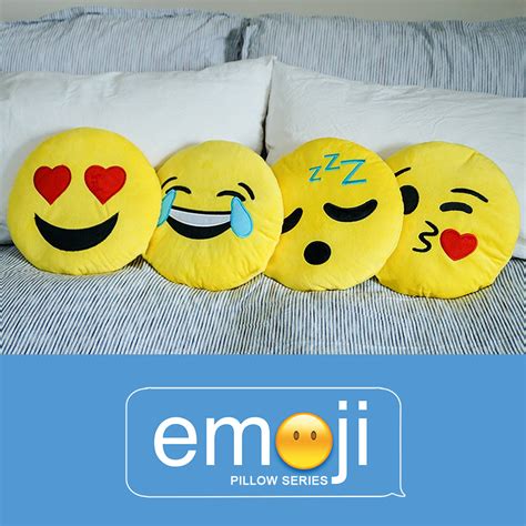 Emoji Throw Pillow With Angry Pouting Face