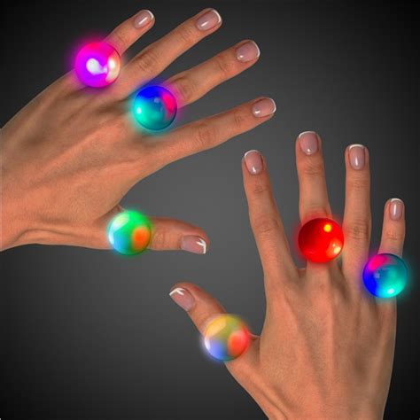 Led Jelly Rings Unit Of 24