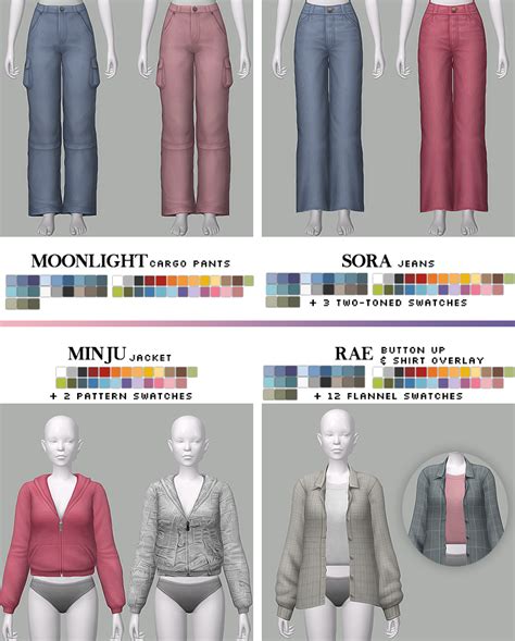 Carhartt Collection By Nucrests X Simkoos Patreon Sims 4 Clothing