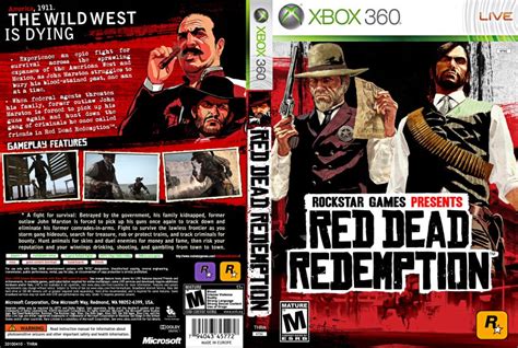 Red Dead Redemption Xbox 360 Game Covers Red Dead Redemption Dvd