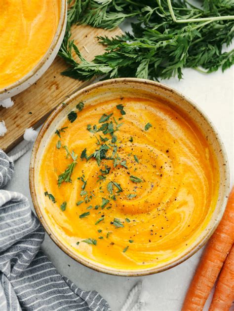 Roasted Carrot Soup Recipe Therecipecritic