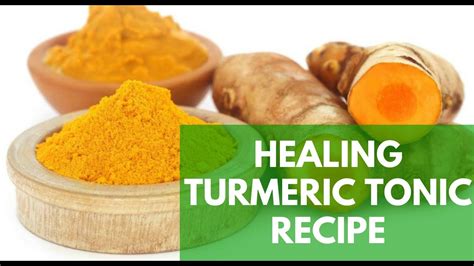 Turmeric And Ginger Tonic Recipe Healing Turmeric Tonic Youtube