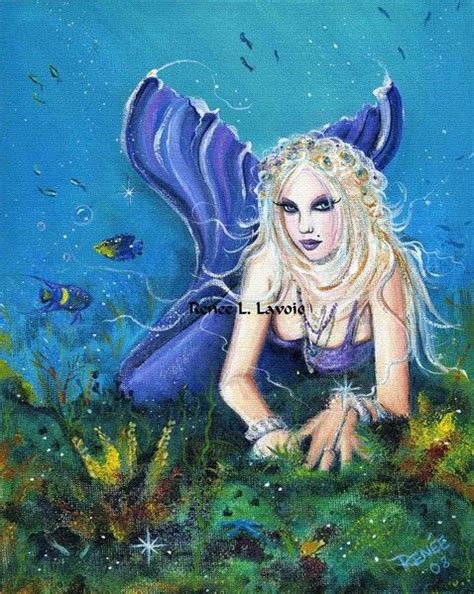 Angel Mermaid 8x10 By Renee L Lavoie Mermaid