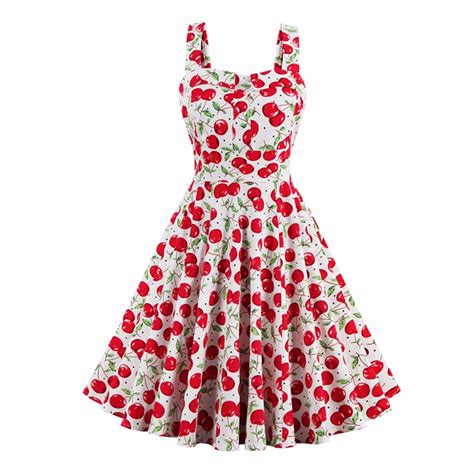 Retro Style Cherry Dress Sugarsweetme