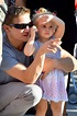 Jeremy Renner Spending Some Daddy and Daughter Time in Disneyland ...
