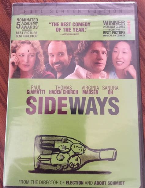 Sideways Dvd 2005 Full Screen New 24543175902 Ebay