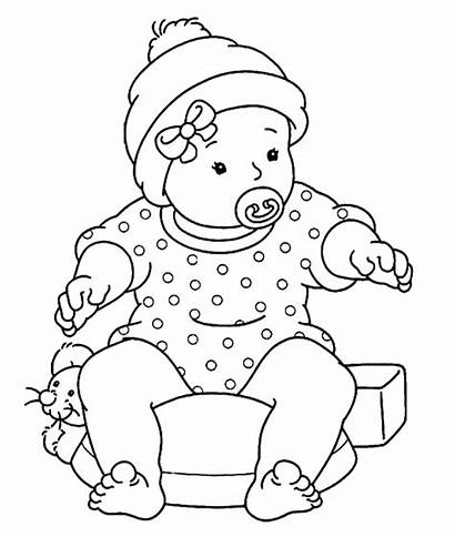 Coloring Pages Babies Printable Getcoloringpages