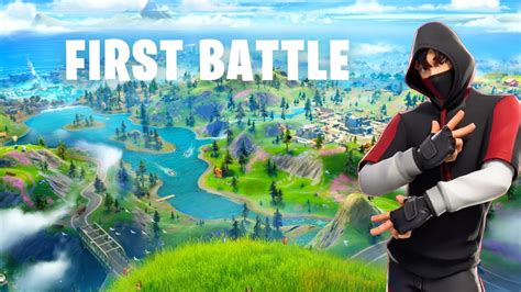 Fortnite First Battle Youtube