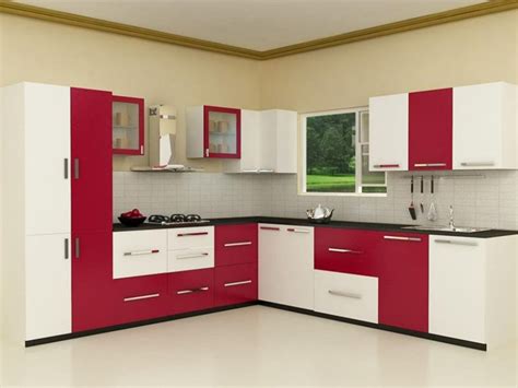 Wooden L Shape Commercial Modular Kitchen Interior Design At Rs 1400