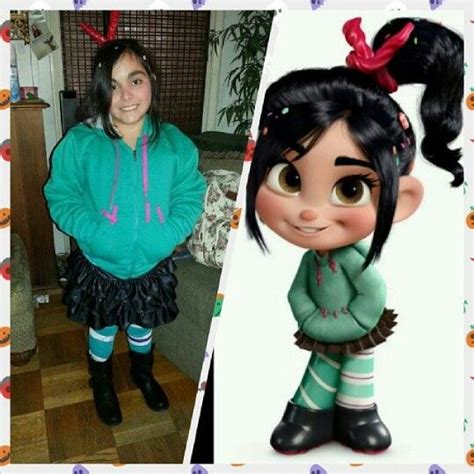 Wreck It Ralph ~ Homemade Vanellope Von Schweetz Halloween Costume