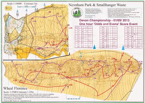 I Need To Train Odds And Evens Devon Orienteering Club Championships