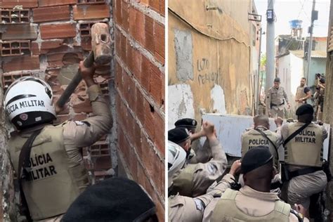 Traficantes do CV fazem barricadas mas PM destrói em operação Bahia 190