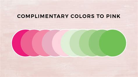 What Are Complementary Colors To Pink