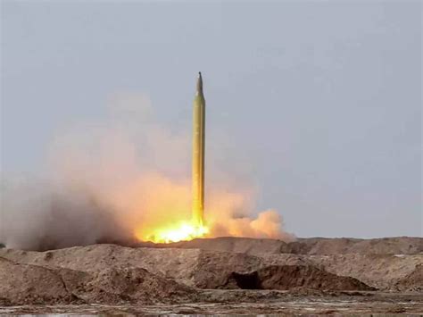 Iran Test Fires Ballistic Missiles On Targets At Sea World Business