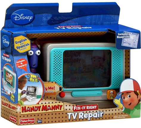 Fisher Price Handy Manny Fix It Right Tv Repair Roleplay Toy Toywiz
