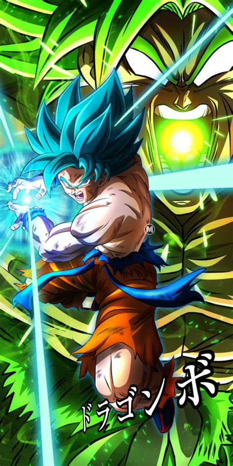 Goku Super Saiyan Blue Vs Broly Dragon Ball Super Dragon Ball Gt