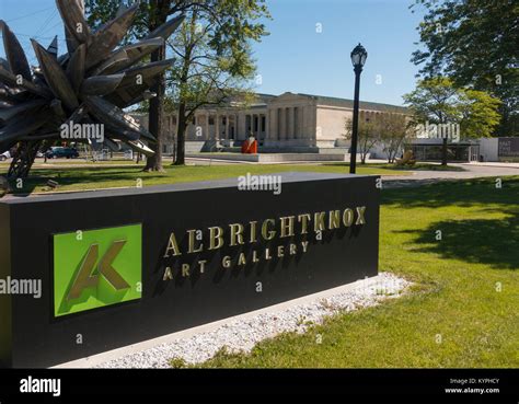 Albright Knox Art Gallery Buffalo Ny Stock Photo Alamy