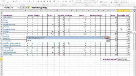 Como Hacer Una Tabla De Excel Notas