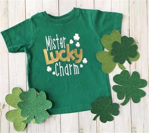 Mr Lucky Charm Shirt St Patricks Day Toddler Shirt Etsy Charm