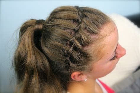 Waterfall Braid Headband Combo Braided Hairstyles Cute Girls Hairstyles