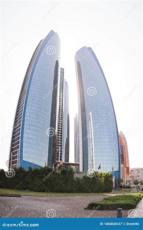 Etihad Towers Buildings In Abu Dhabi Uae Editorial Photography