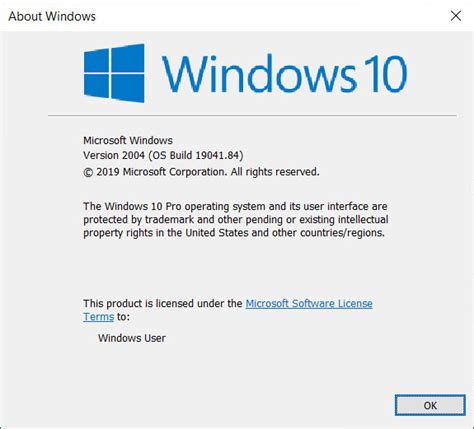 Lib Windows 10 2004 Update Release Date