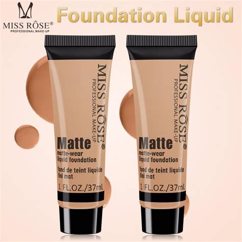37ml Face Foundation Liquid Matte Oil Control Concealer Full Cover