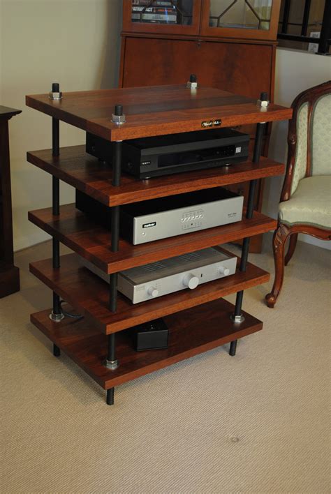 Stereo Racks And Audio Stands In 2019 Stereo Cabinet Audio Rack Shelves