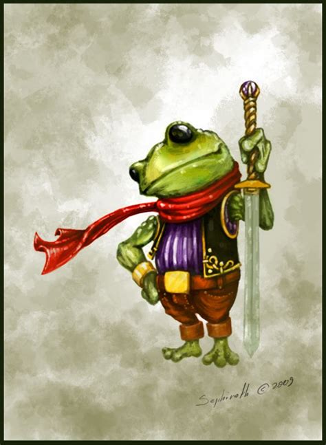 Froggy Knight Frog Art Frog Illustration Sephiroth Art